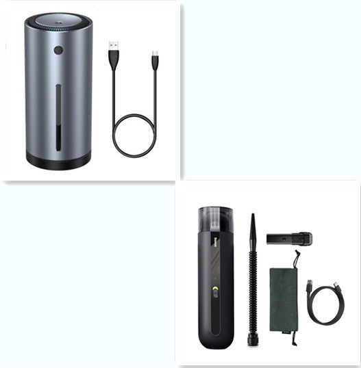 2-in-1 Wireless Car Vacuum – Suction, Blow & Washable HEPA Filter