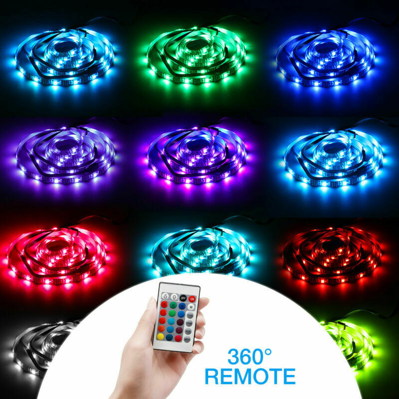 USB-Powered TV LED Light Strip – Safe 5V Operation with Strong 3M Adhesive