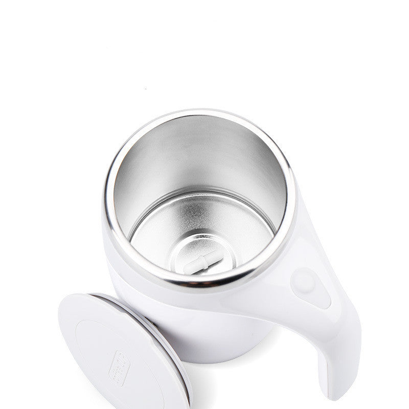 Magnetized Stirring Mug - Food-Grade Steel with Auto-Mix Convenience
