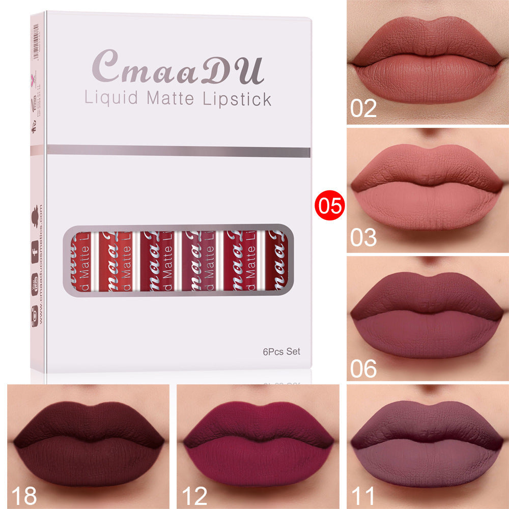 Pocket-Size Lip Gloss Collection - 6 Vitamin-Enriched Glosses to Go