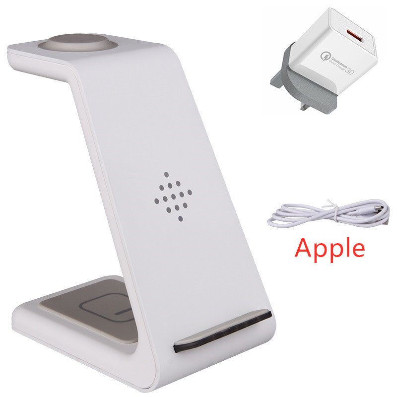 3-in-1 Wireless Charging Station - Phone, Watch & Earbuds Simultaneously
