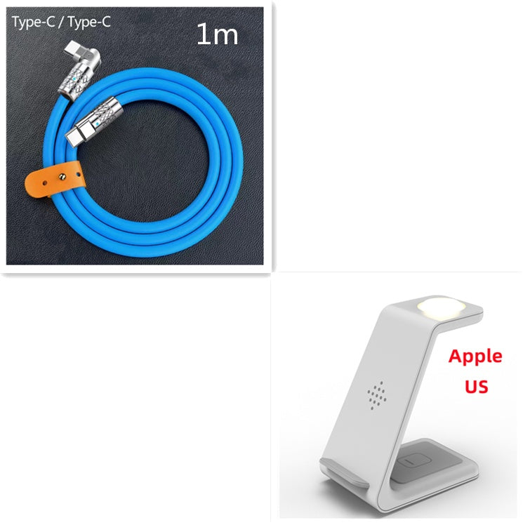 3-in-1 Wireless Charging Station - Phone, Watch & Earbuds Simultaneously