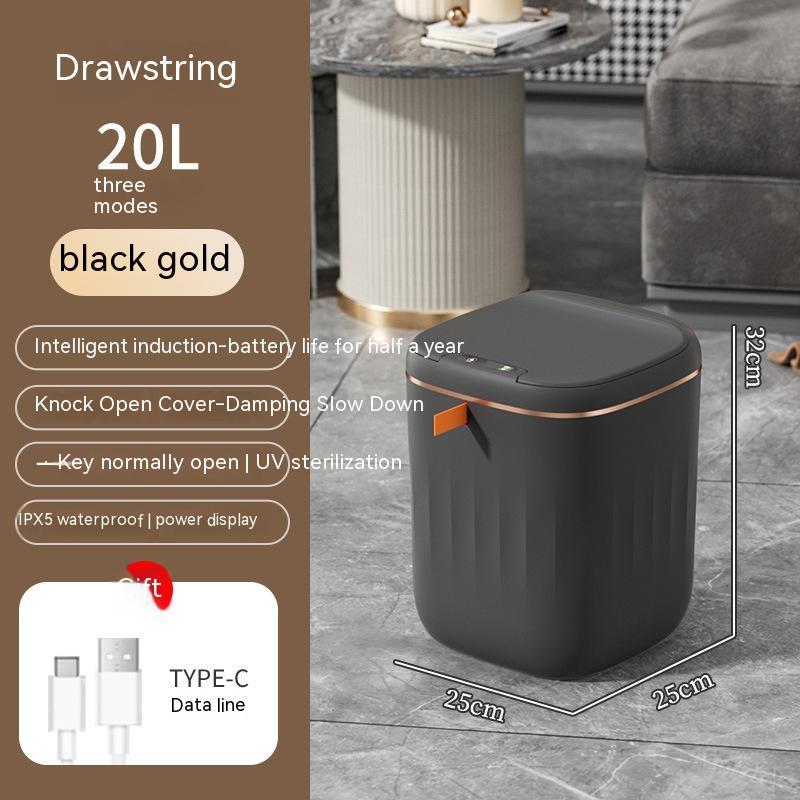 Touchless Smart Bin - Self-Opening with Advanced Hygiene Protection Features