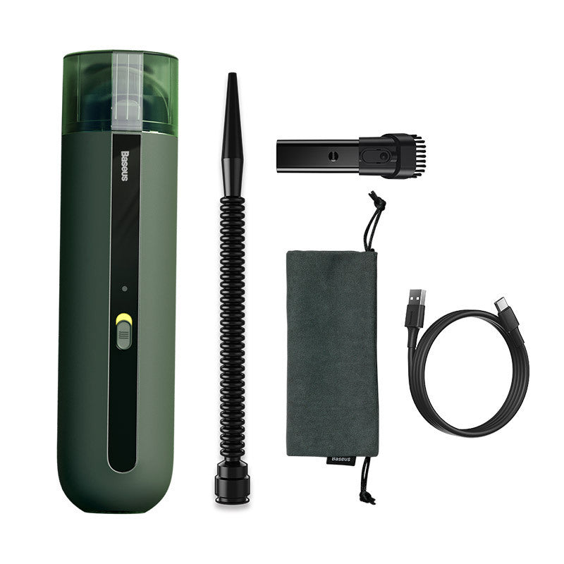 2-in-1 Wireless Car Vacuum – Suction, Blow & Washable HEPA Filter