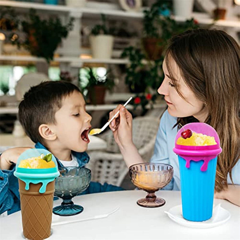Magic Slush Cup - No Blender Smoothies for Kids & Adults