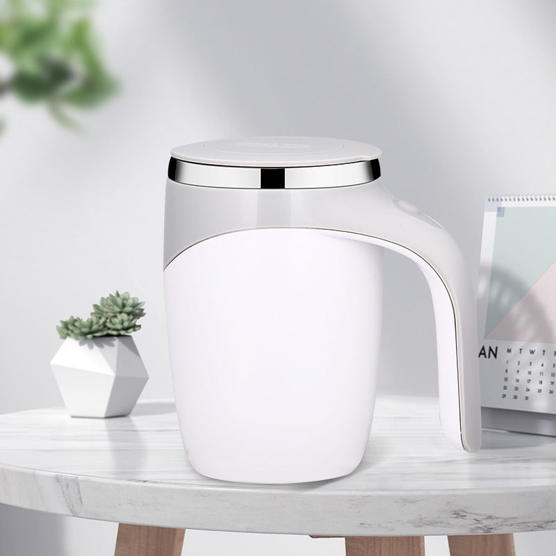 Magnetized Stirring Mug - Food-Grade Steel with Auto-Mix Convenience