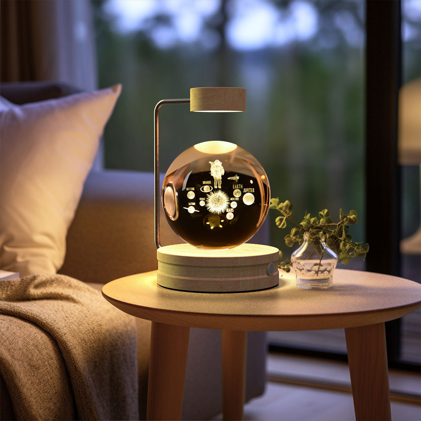 3D Crystal Table Light - Perfect Gift with Dimensional Pattern Technology