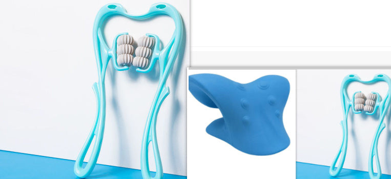 6-Roller Cervical Massager – 360° Deep-Tissue Relief for Neck & Shoulders