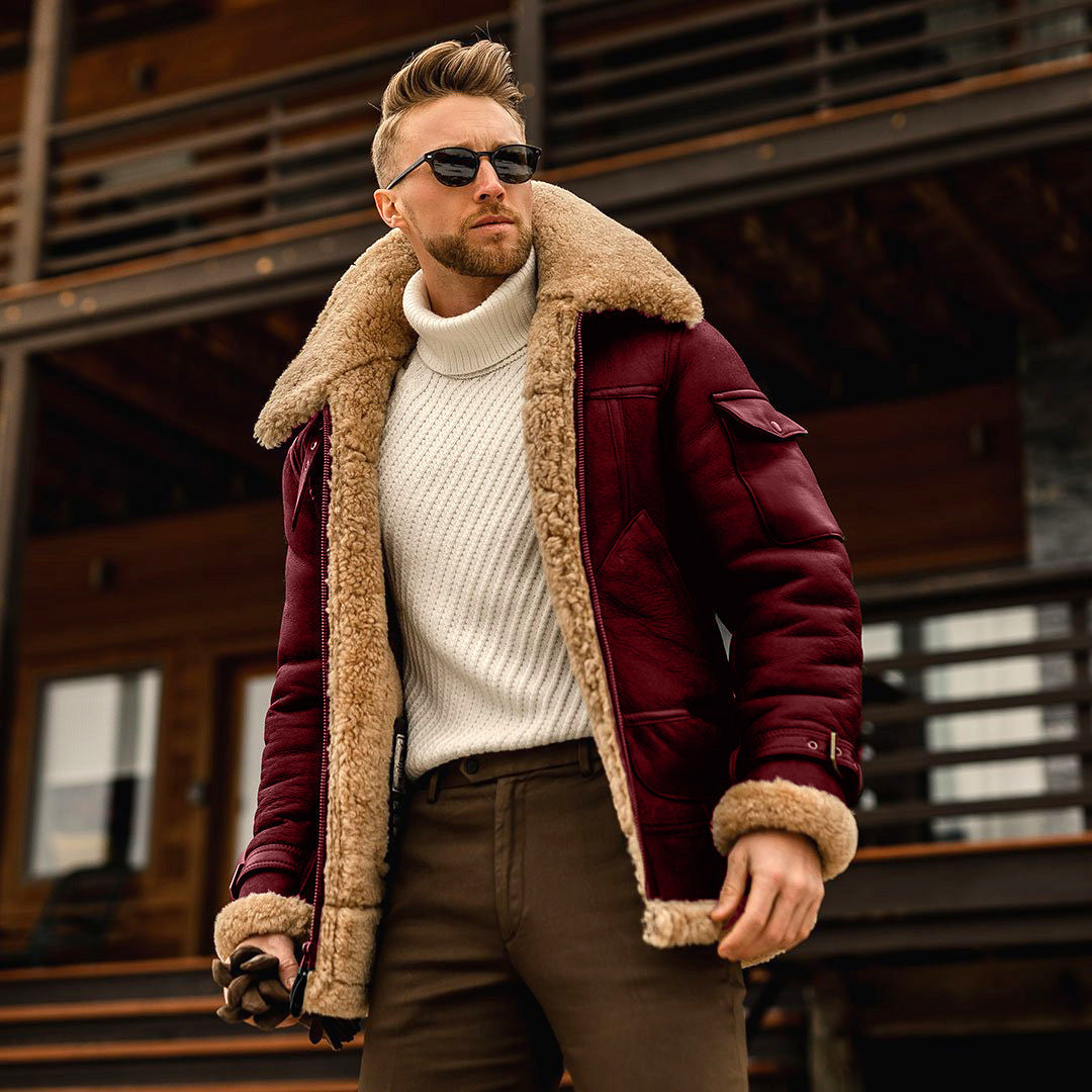 Multi-Pocket Winter Coat - No-Iron Convenience Meets Seasonal Style