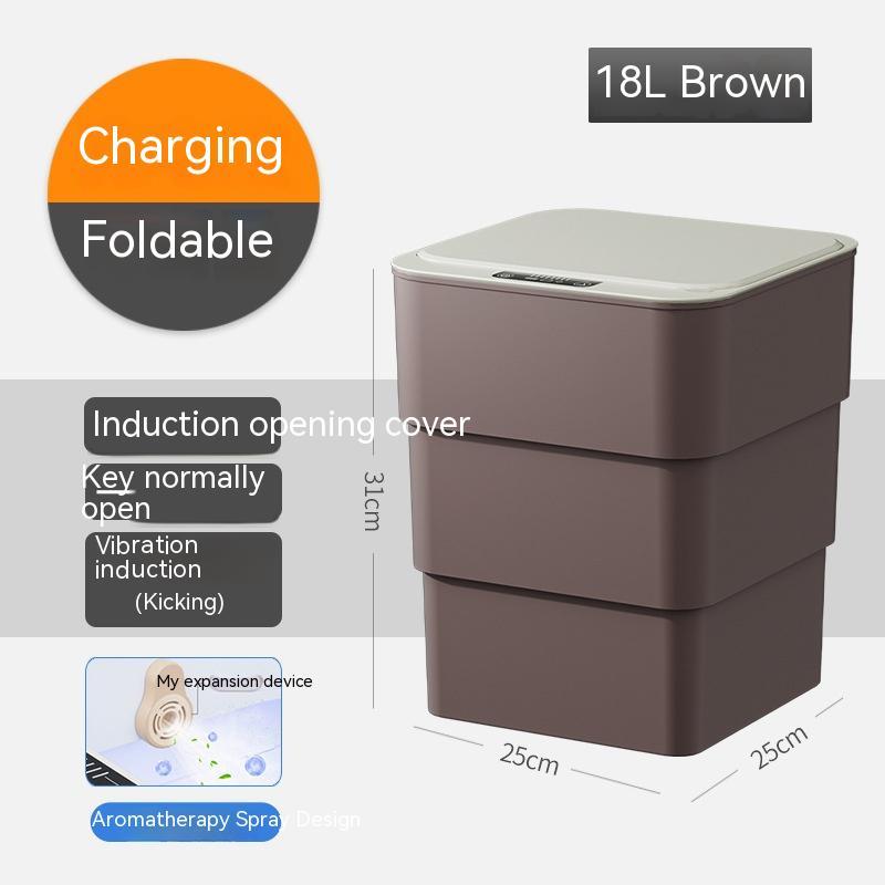 Touchless Smart Bin - Self-Opening with Advanced Hygiene Protection Features