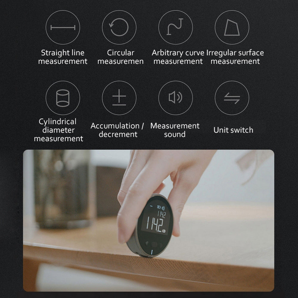 Pocket Digital Ruler - Professional Accuracy with 8-Function Convenience