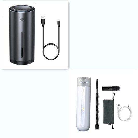 2-in-1 Wireless Car Vacuum – Suction, Blow & Washable HEPA Filter