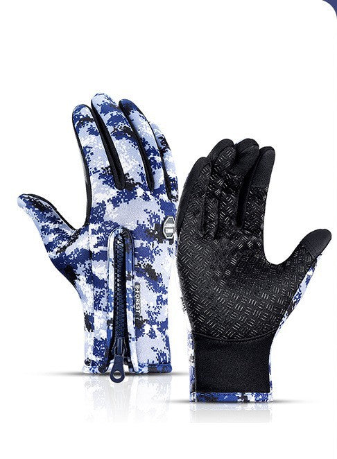 Polar Fleece Riding Gloves - Warm, Comfortable Grip for All Conditions