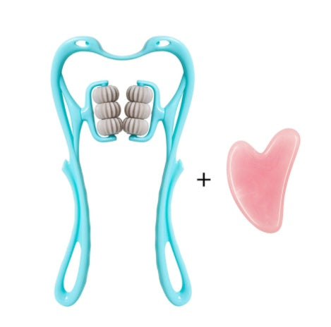 6-Roller Cervical Massager – 360° Deep-Tissue Relief for Neck & Shoulders