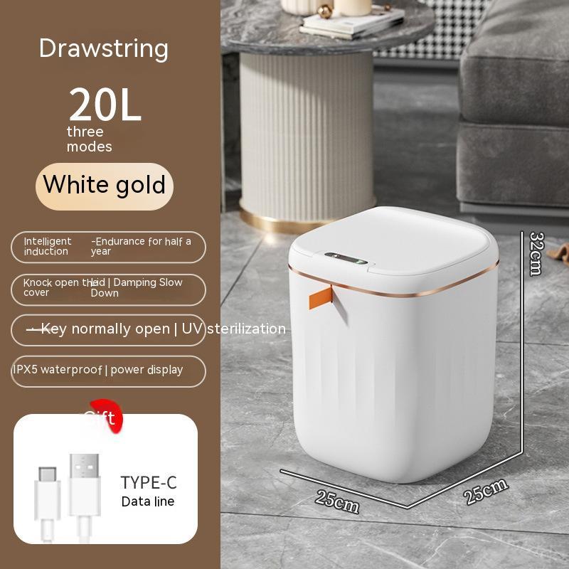 Touchless Smart Bin - Self-Opening with Advanced Hygiene Protection Features