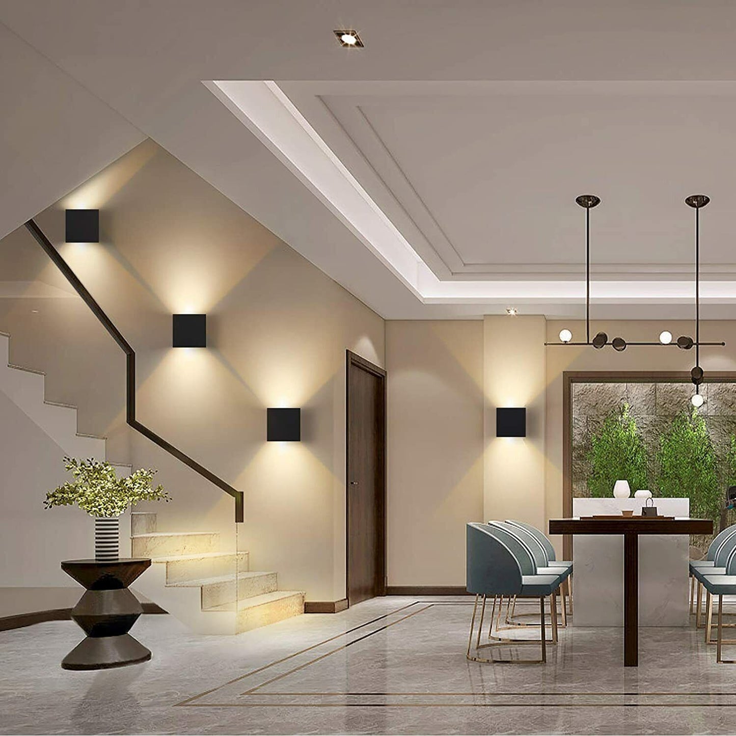COB LED Wall Light – 100,000 Hour Lifespan with Aluminum Body