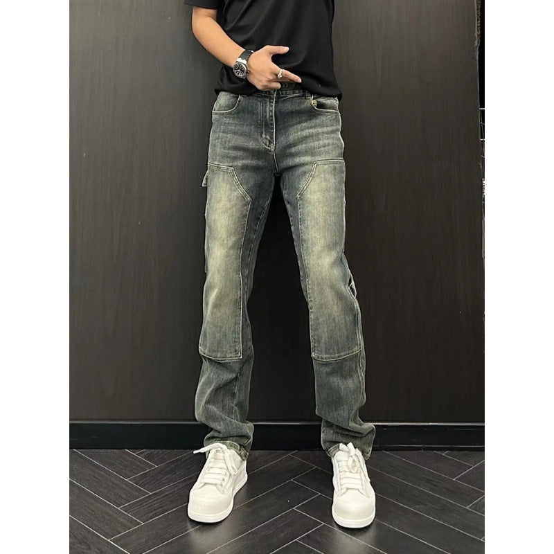 Premium Cotton Jeans - Stone-Washed Perfection for Everyday Wear