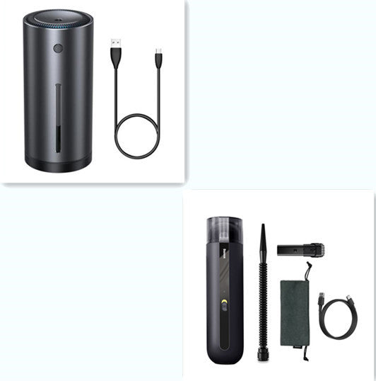 2-in-1 Wireless Car Vacuum – Suction, Blow & Washable HEPA Filter