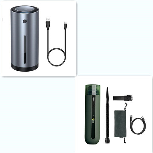 2-in-1 Wireless Car Vacuum – Suction, Blow & Washable HEPA Filter