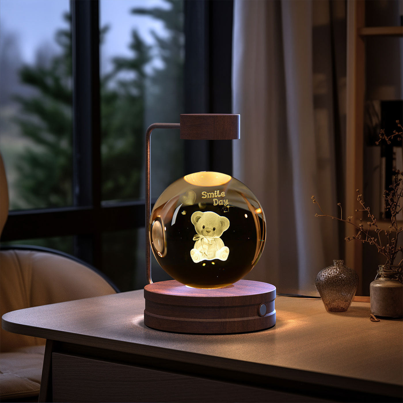 3D Crystal Table Light - Perfect Gift with Dimensional Pattern Technology
