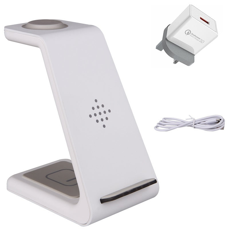 3-in-1 Wireless Charging Station - Phone, Watch & Earbuds Simultaneously