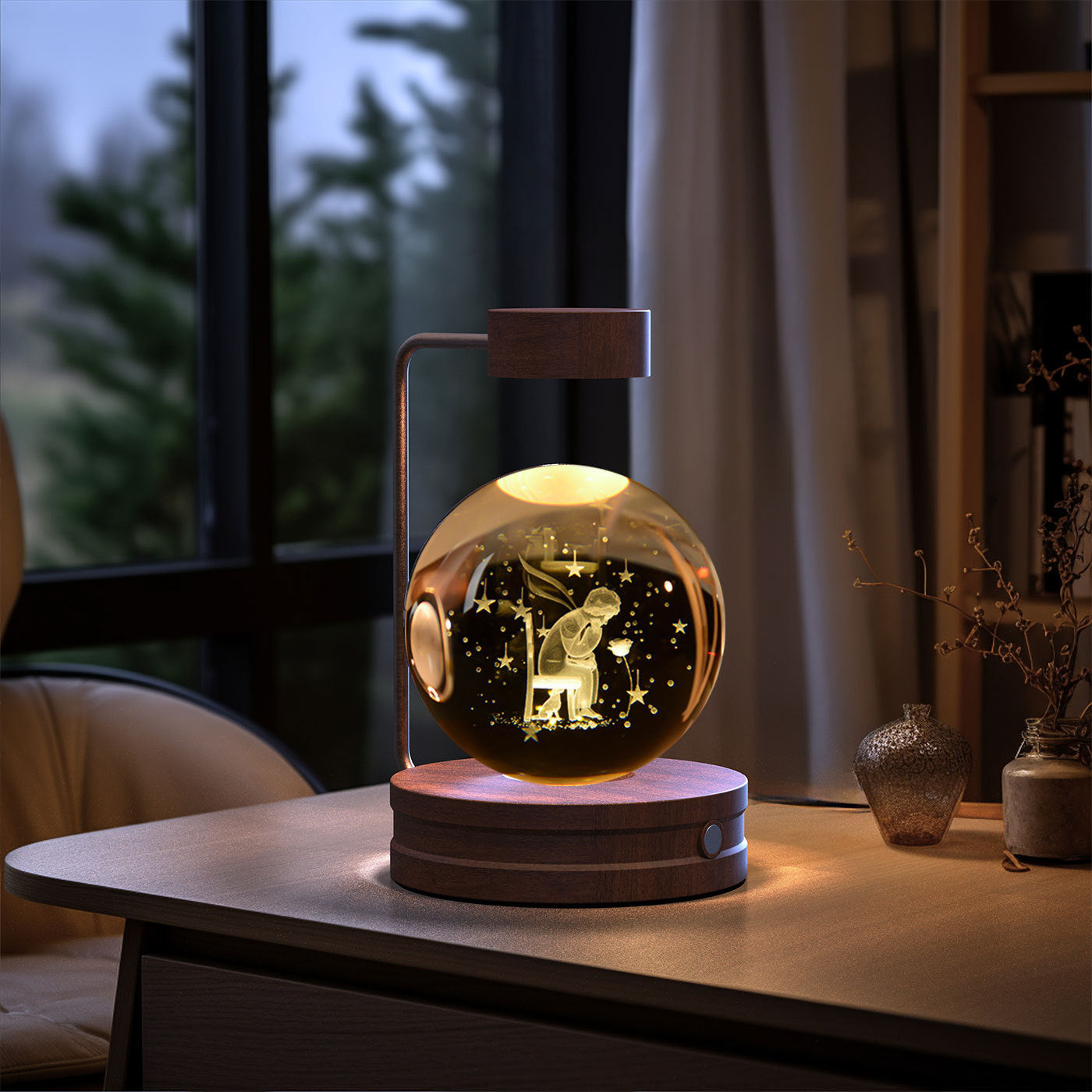 3D Crystal Table Light - Perfect Gift with Dimensional Pattern Technology
