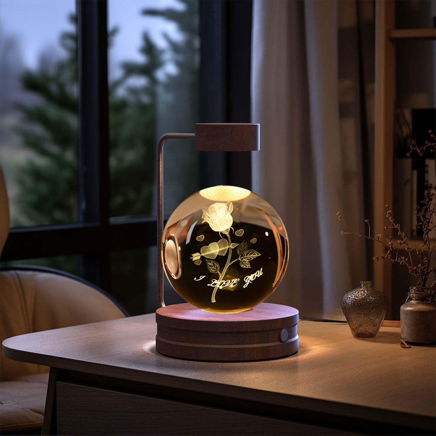 3D Crystal Table Light - Perfect Gift with Dimensional Pattern Technology