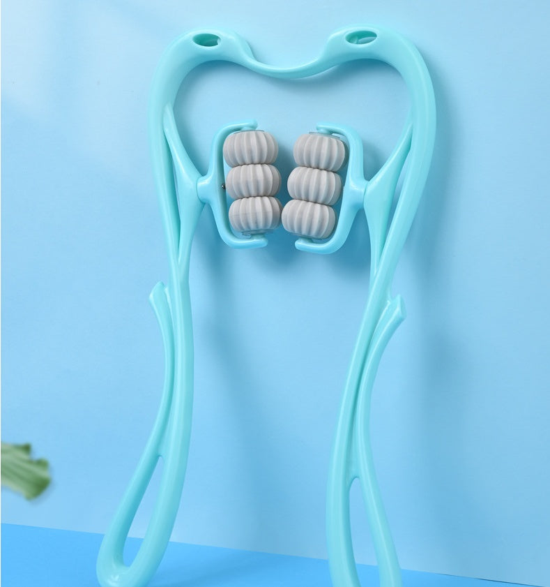 6-Roller Cervical Massager – 360° Deep-Tissue Relief for Neck & Shoulders