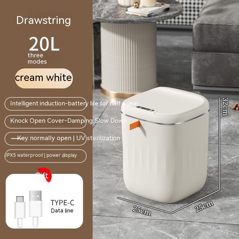 Touchless Smart Bin - Self-Opening with Advanced Hygiene Protection Features