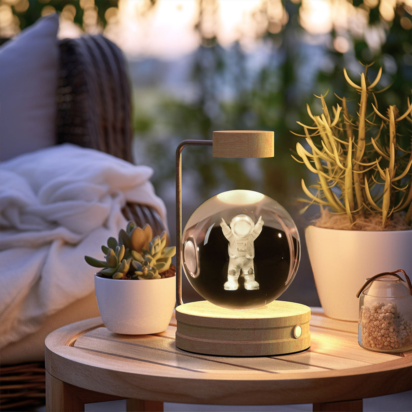 3D Crystal Table Light - Perfect Gift with Dimensional Pattern Technology