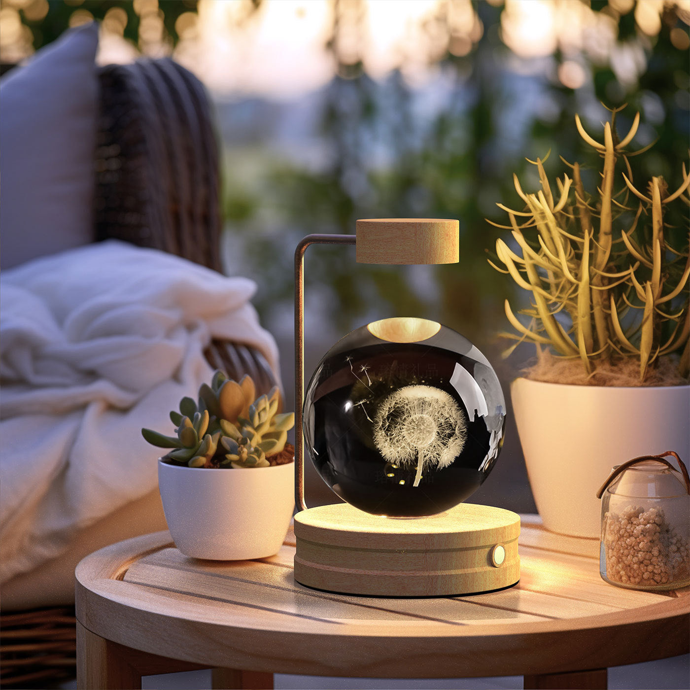3D Crystal Table Light - Perfect Gift with Dimensional Pattern Technology
