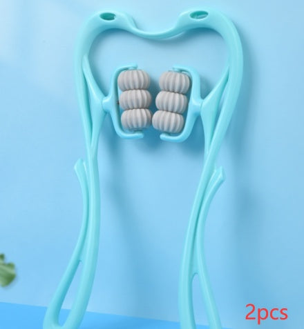 6-Roller Cervical Massager – 360° Deep-Tissue Relief for Neck & Shoulders
