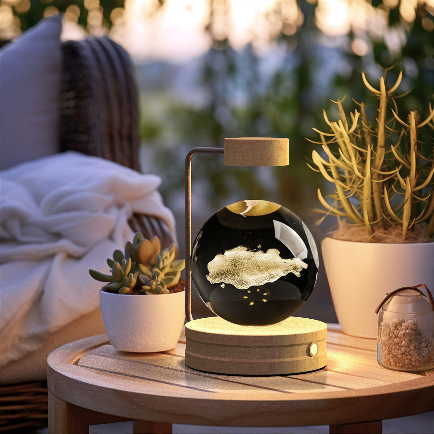3D Crystal Table Light - Perfect Gift with Dimensional Pattern Technology