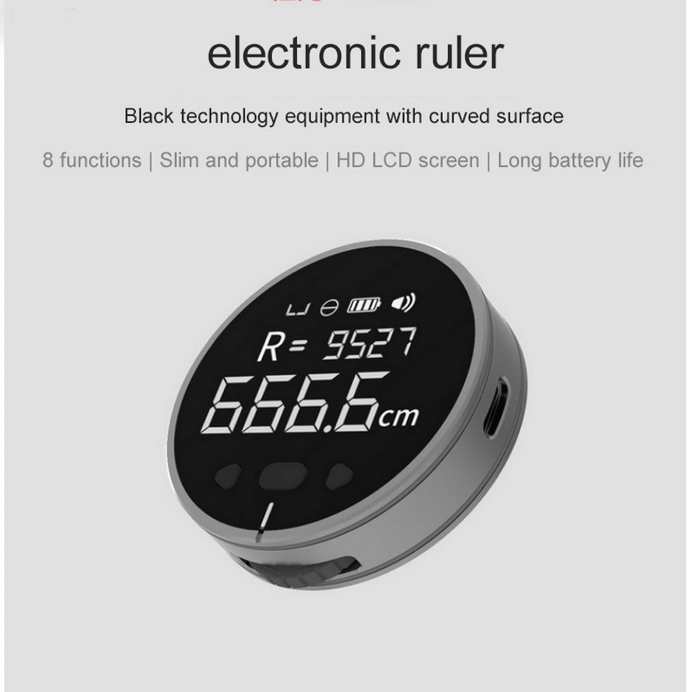 Pocket Digital Ruler - Professional Accuracy with 8-Function Convenience