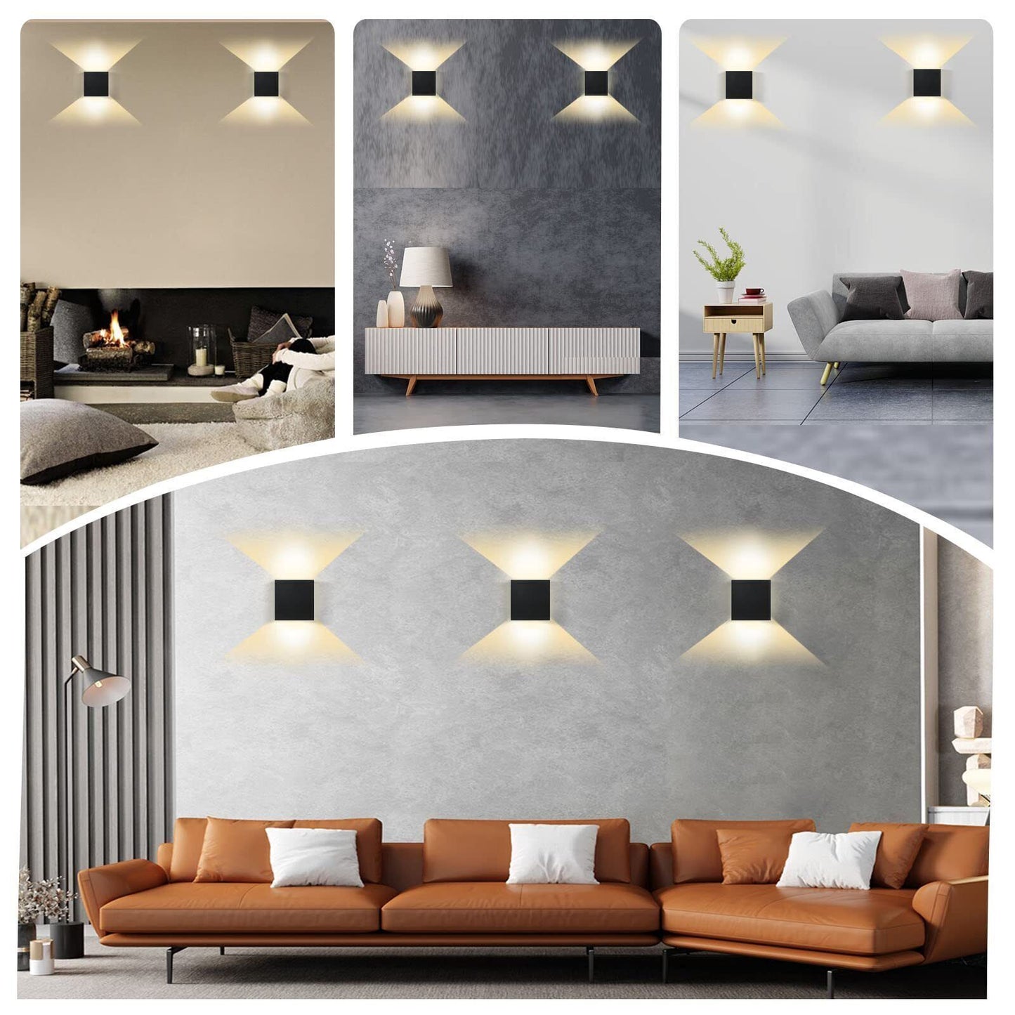 COB LED Wall Light – 100,000 Hour Lifespan with Aluminum Body