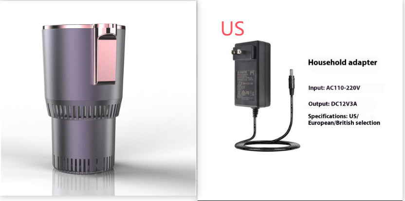 Smart Temperature Cup Holder - Heating & Cooling for Car & Office