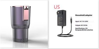 Smart Temperature Cup Holder - Heating & Cooling for Car & Office