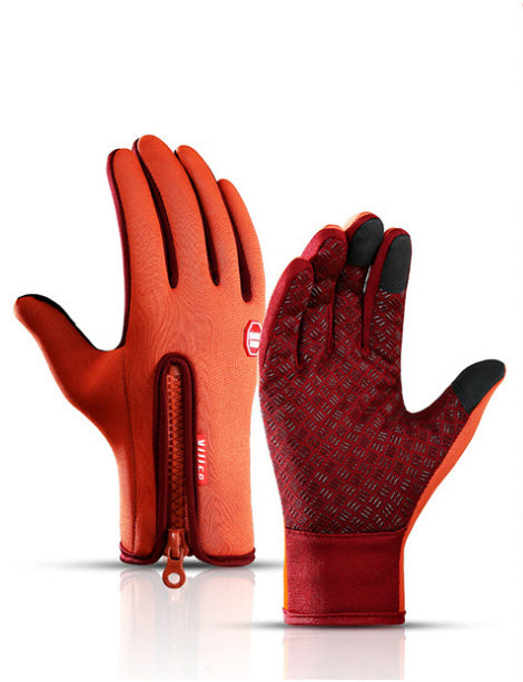 Polar Fleece Riding Gloves - Warm, Comfortable Grip for All Conditions