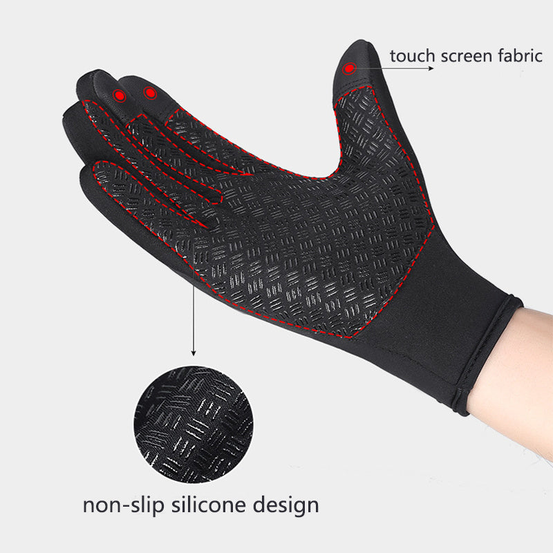 Polar Fleece Riding Gloves - Warm, Comfortable Grip for All Conditions