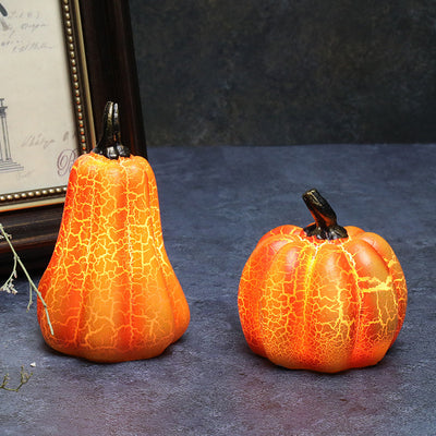 Battery-Powered Pumpkin Lantern - Safe Candlelight Effect Without Fire Risk
