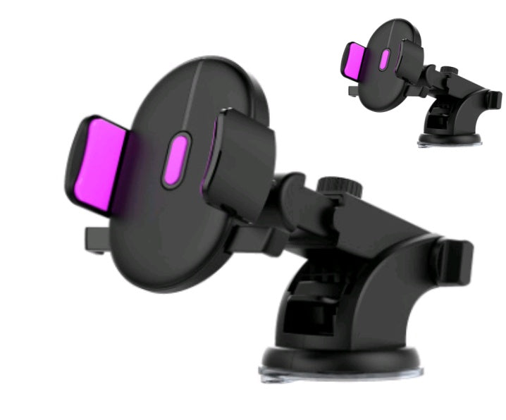 One-Touch Car Mount - Adjustable Phone Holder for 3.5-7 Inch Devices