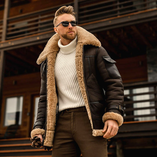 Multi-Pocket Winter Coat - No-Iron Convenience Meets Seasonal Style