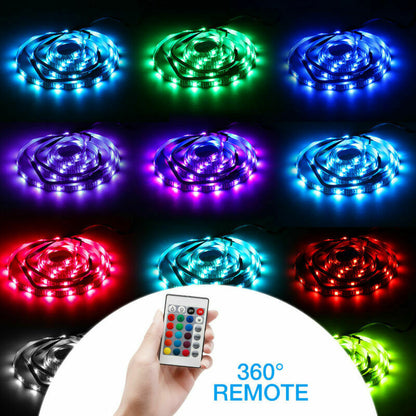 USB-Powered TV LED Light Strip – Safe 5V Operation with Strong 3M Adhesive