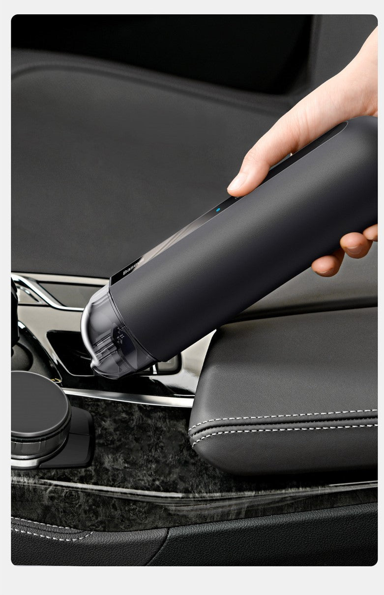 2-in-1 Wireless Car Vacuum – Suction, Blow & Washable HEPA Filter
