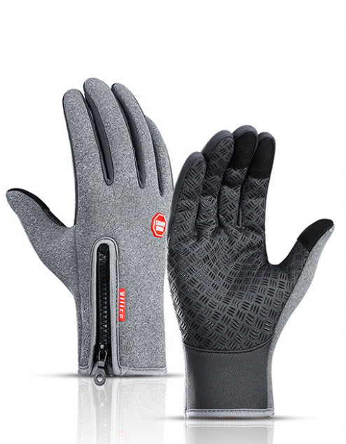 Polar Fleece Riding Gloves - Warm, Comfortable Grip for All Conditions