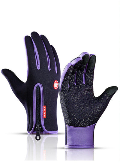 Polar Fleece Riding Gloves - Warm, Comfortable Grip for All Conditions