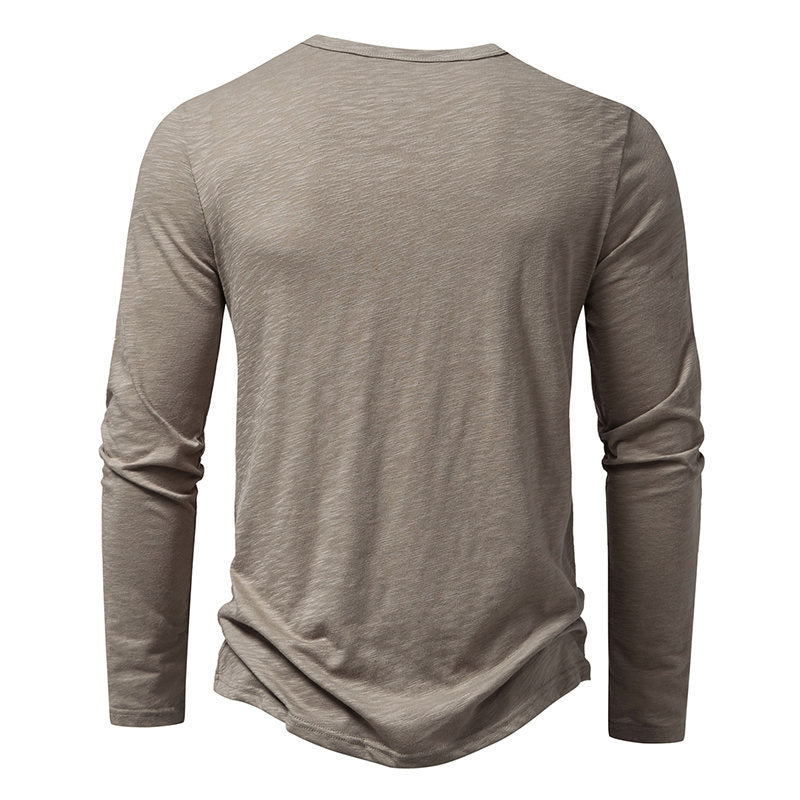 Men's Athletic Long Sleeve - Loose Fit Sports Shirt in 5 Colors