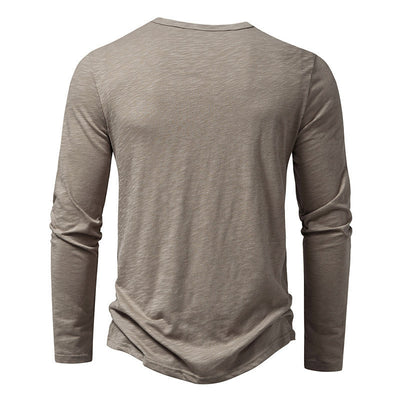 Men's Athletic Long Sleeve - Loose Fit Sports Shirt in 5 Colors