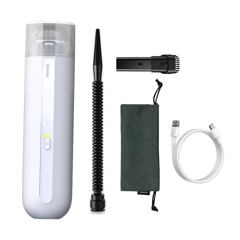 2-in-1 Wireless Car Vacuum – Suction, Blow & Washable HEPA Filter