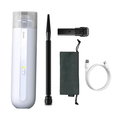 2-in-1 Wireless Car Vacuum – Suction, Blow & Washable HEPA Filter